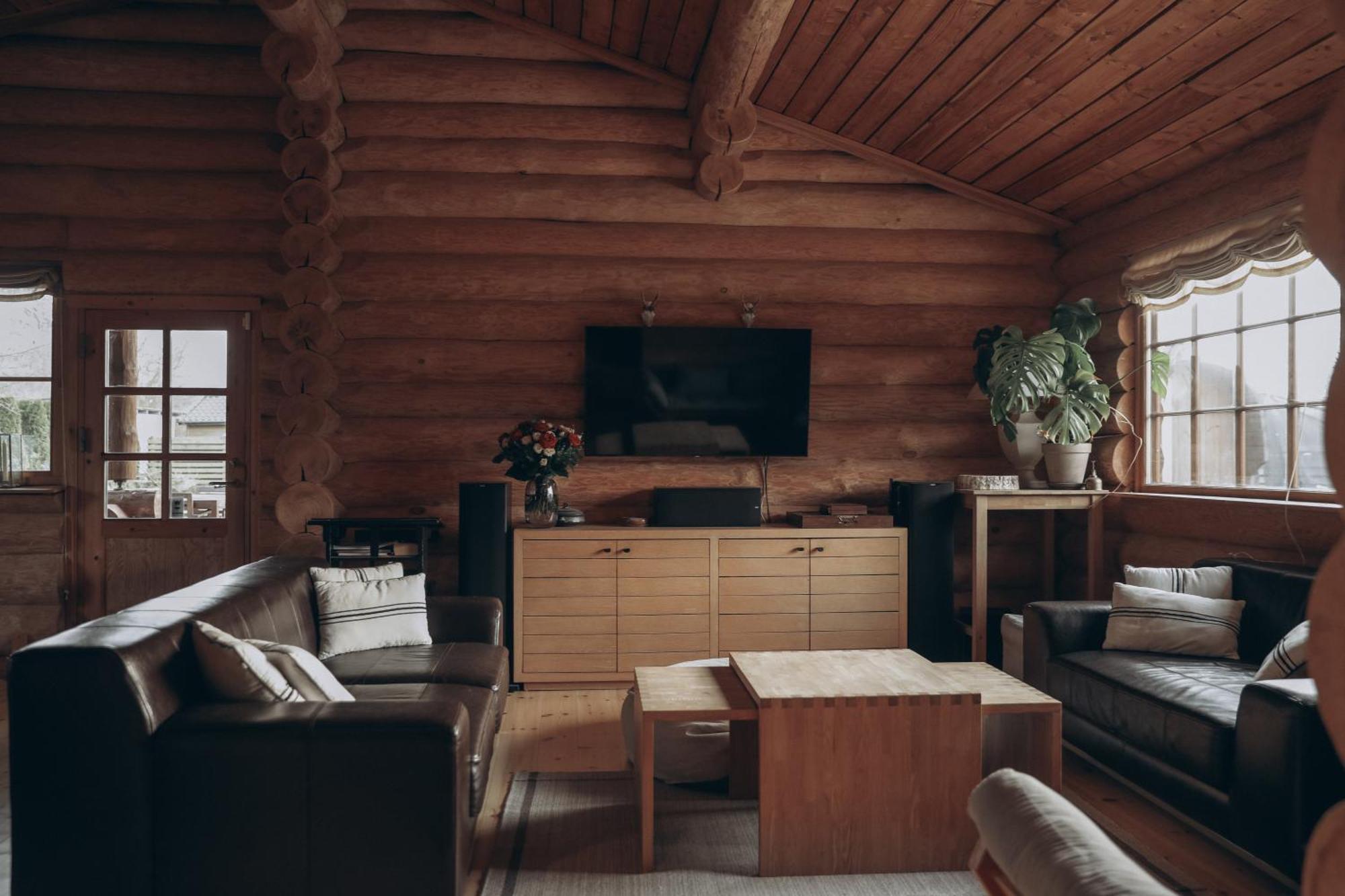 Fjordhygge - Authentic Wood Log Cabin Summerhouse Near Water, Fjord And Forest Jaegerspris Exterior photo